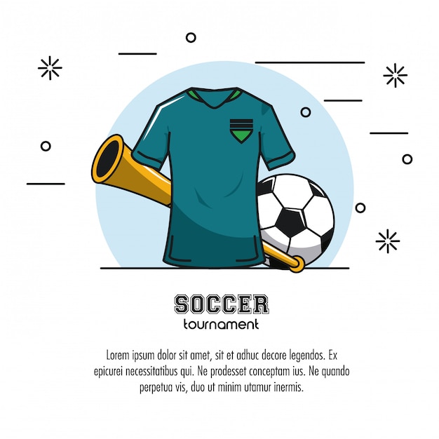 Soccer Tournoi Infographique Avec Des éléments