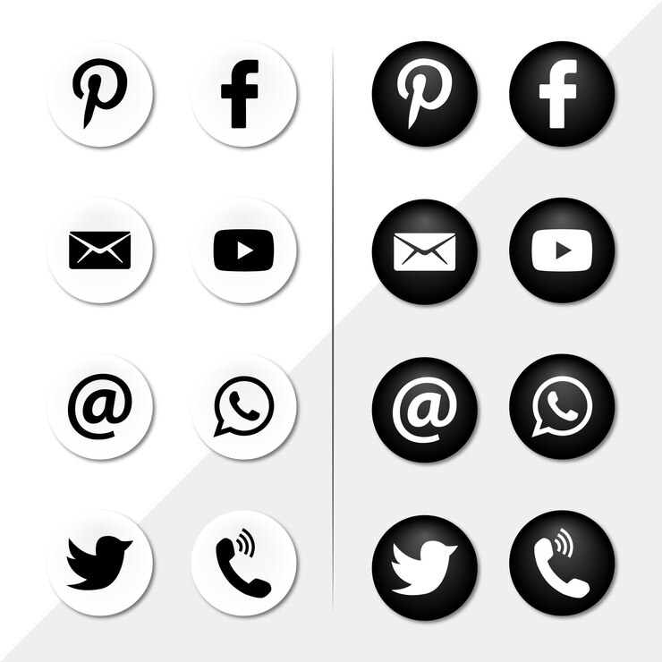 Vecteur social icons