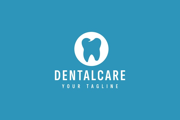 Soins dentaires logo vector icon illustration