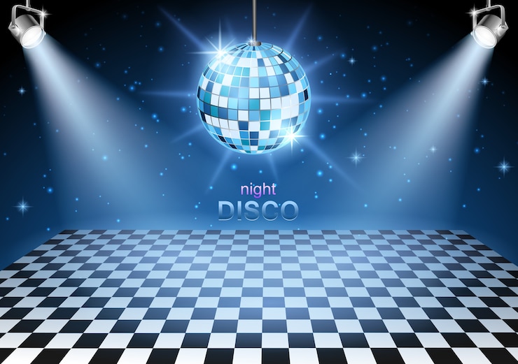 Vecteur soirée disco