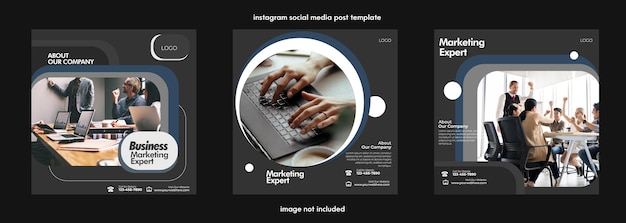 Solution d'entreprise sur le modèle de publication sur les réseaux sociaux