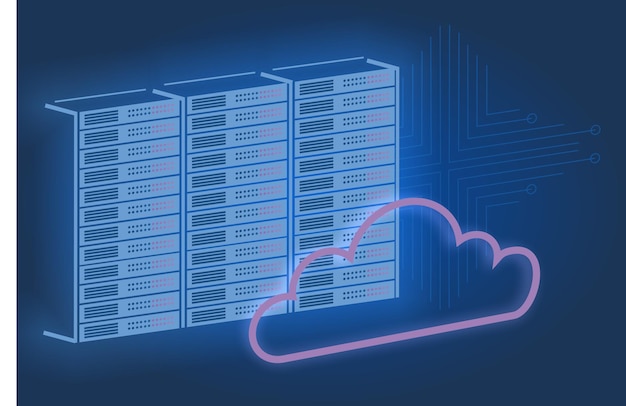 solutions réseau, serveur, stockage en nuage, technologie de l'information industrielle, centre de contrôle des données