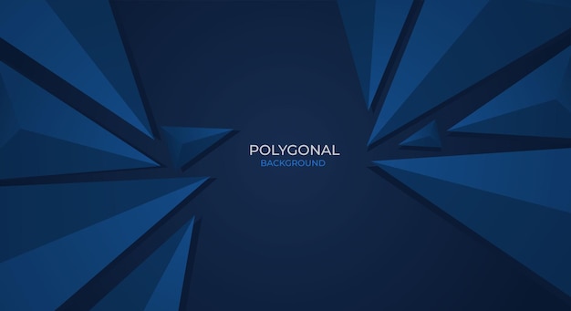 Sombre Avec Fond Polygonal