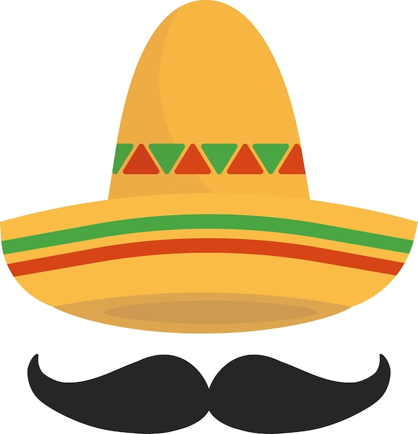 Sombrero à moustache