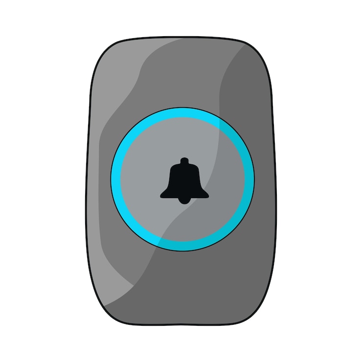 Vecteur la sonnerie de porte