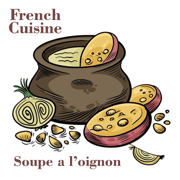 Soupe à L'oignon Soupe à L'oignon Traditionnelle Française