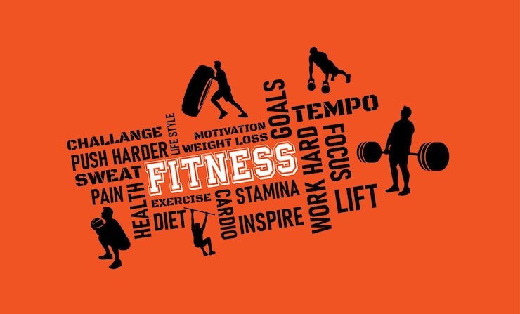 Vecteur des sous-vêtements de motivation noirs et orange