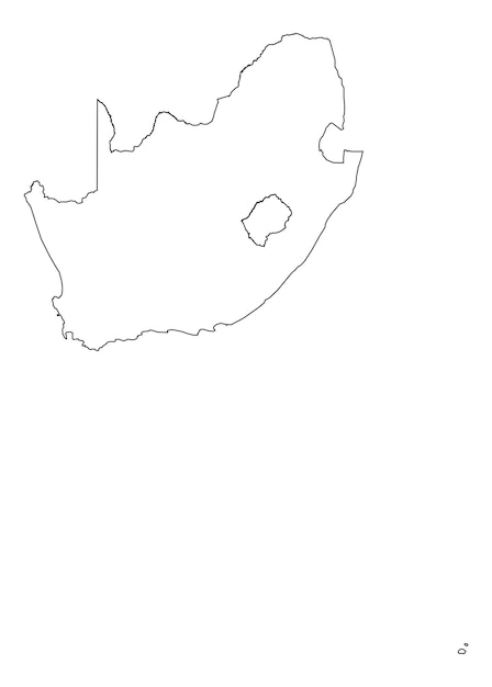 south_africa Conçu de la carte Illustration de la carte