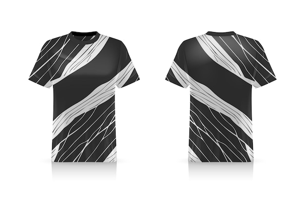 Vecteur spécification soccer sport mockup esports gaming t shirt jersey modèle maquette uniforme vector