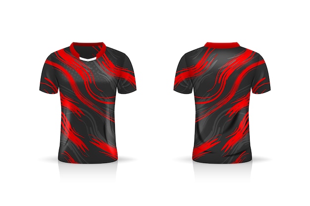 Spécification Soccer Sport, Modèle De Maillot De T-shirt Esports Gaming.