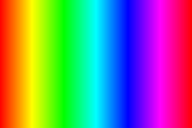 Vecteur spectre de couleurs classique rvb, dégradé de ligne. vecteur