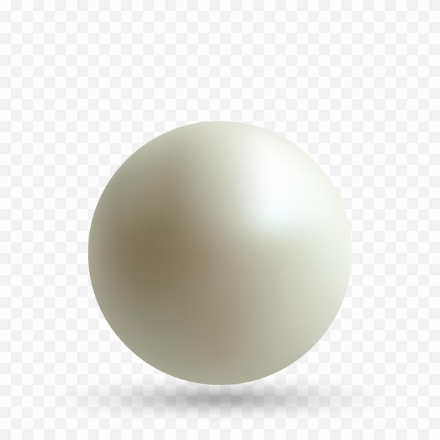 Vecteur sphère 3d ronde blanche élément de conception