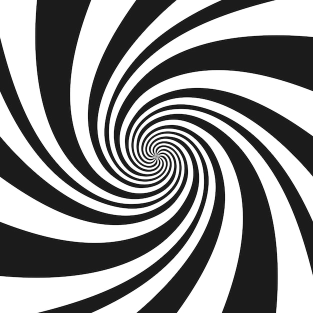 spirale noire et blanche