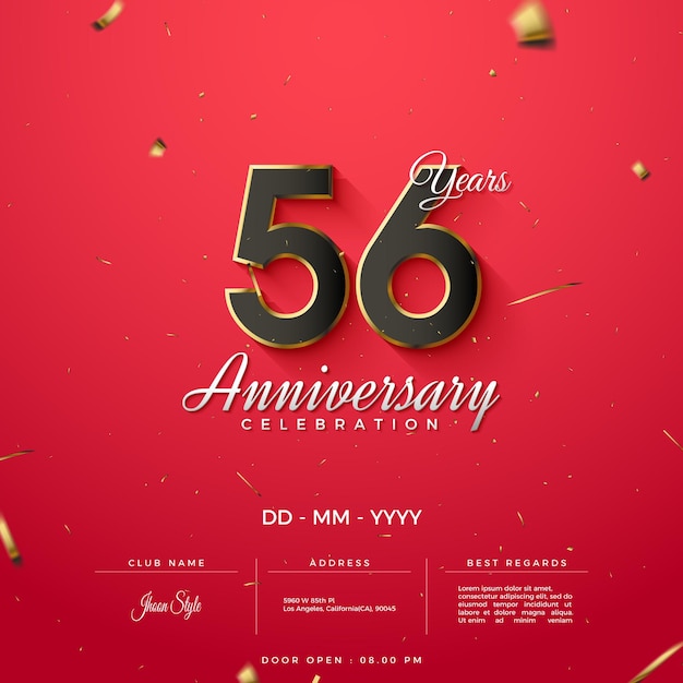 splendeur du 56e anniversaire