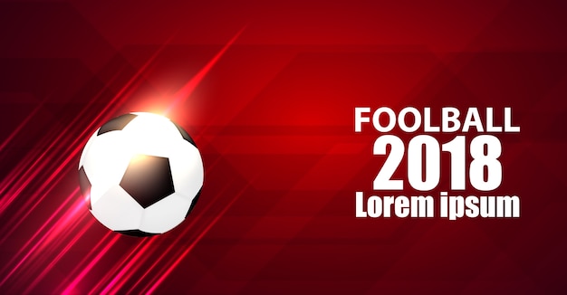 sport design concept football 2018 modèle avec moderne