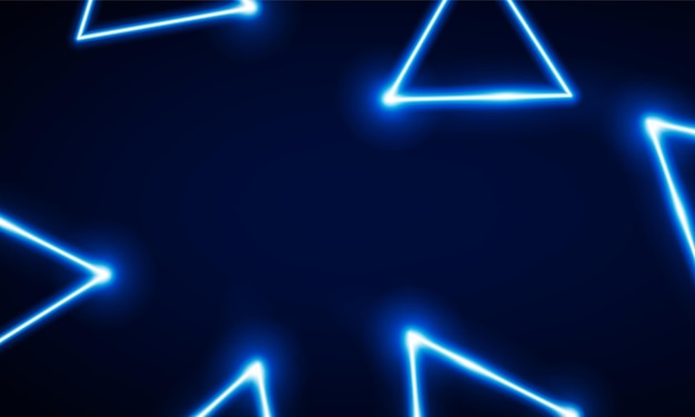 Sports abstraits Technologie d'éclairage et avec la lettre t Anglais brillant dans la lumière au néon bleu rose foncé Hitech concept de communication innovation de conception vectorielle de fond
