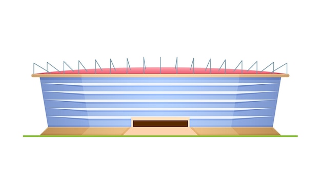 Vecteur stade sportif pour le football et arène sportive des jeux olympiques