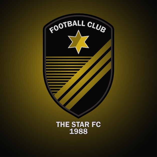 Star Football Club Logo Jaune Noir