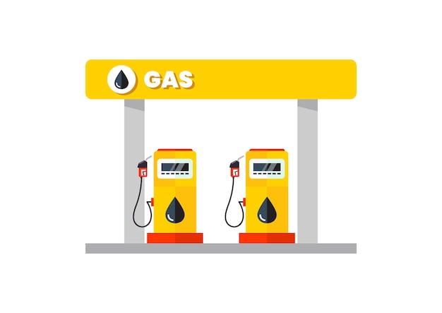 Station-service de gaz ou de carburant