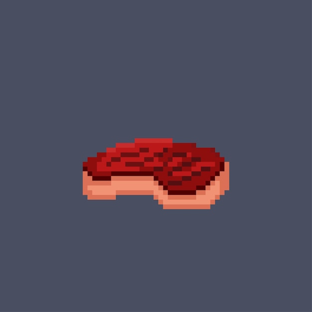 steak de style pixel