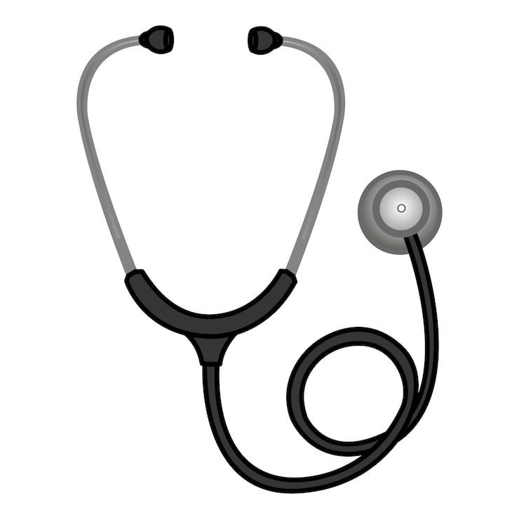 Vecteur stéthoscope médical pour les médecins