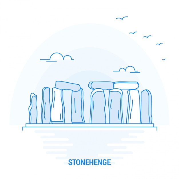 Stonehenge Blue Landmark