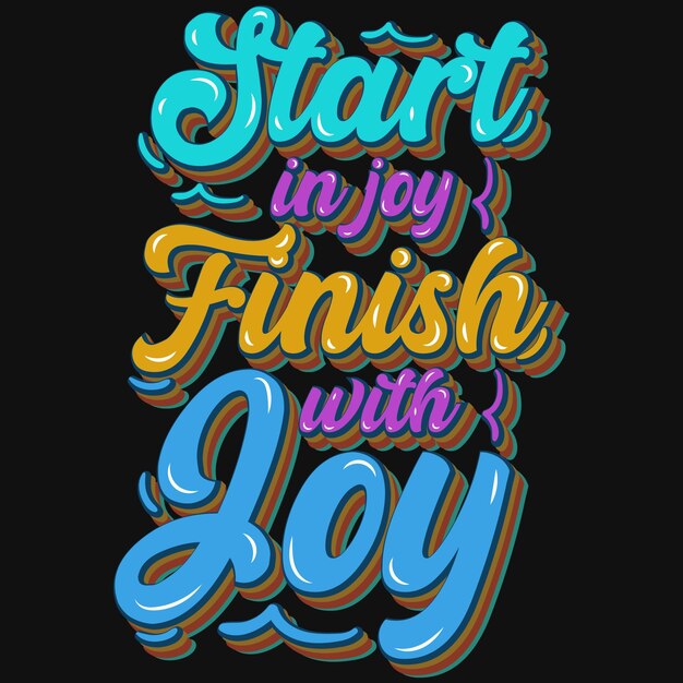 Strat In Joy Finition Avec Un Design De T-shirt Joy