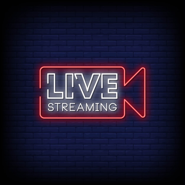 Streaming En Direct Neon Singboard