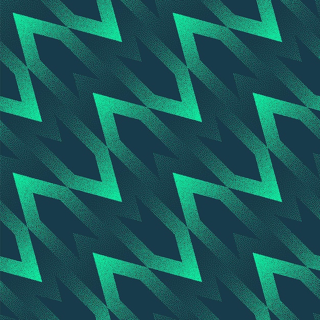Structure dynamique inclinée Patron sans couture Vecteur à la mode Abstraction turquoise