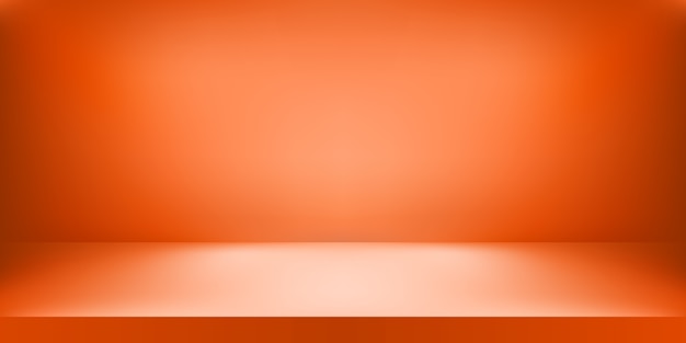 Studio De Couleur Orange Vide