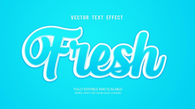 Style 3d D'effet De Texte Modifiable Frais Avec Fond Mignon