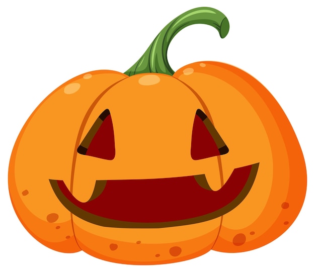 Style De Dessin Animé De Citrouille D'halloween