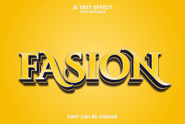 Style D'effets De Texte De Mode Illustrations