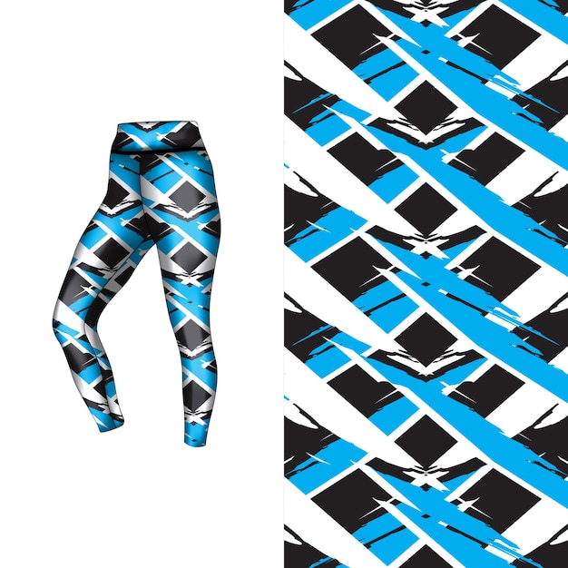 Style De Fond Abstrait Pour Les Leggings De Sport