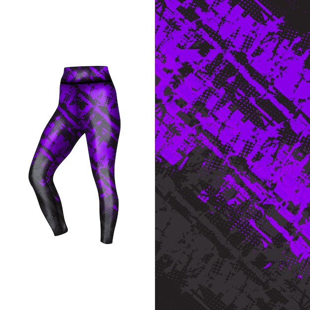 Style De Fond Abstrait Pour Les Leggings De Sport