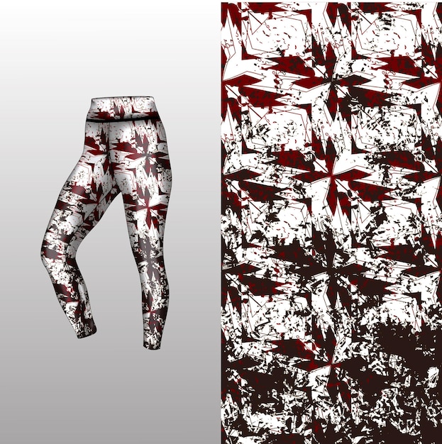 Style De Fond Abstrait Pour Les Leggings De Sport