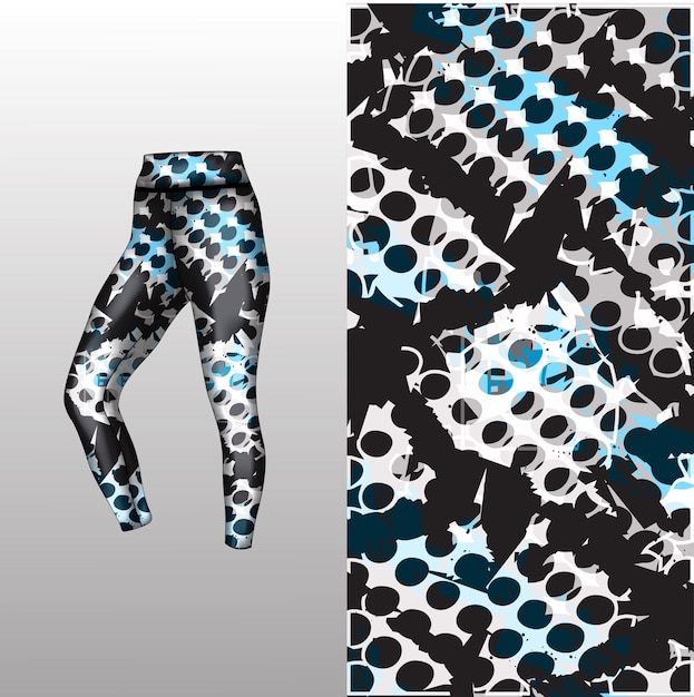 Style De Fond Abstrait Pour Les Leggings De Sport