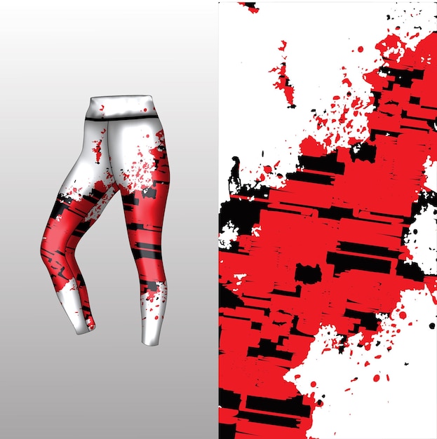 Style De Fond Abstrait Pour Les Leggings De Sport