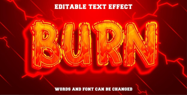Style de gravure d'effet de texte modifiable