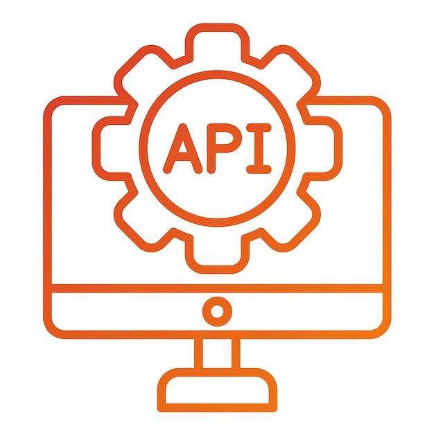 Le style d'icône de l'API de conception vectorielle
