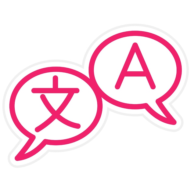Style d'icône d'apprentissage du langage de conception vectorielle