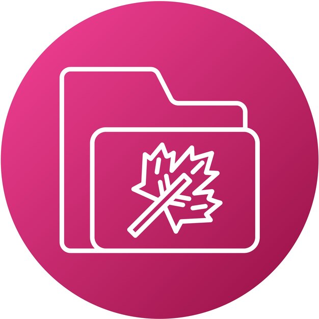 Le style de l'icône de la collection d'automne de Vector Design