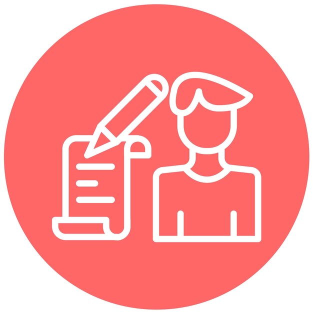 Le style d'icône des commandes de contenu de conception vectorielle