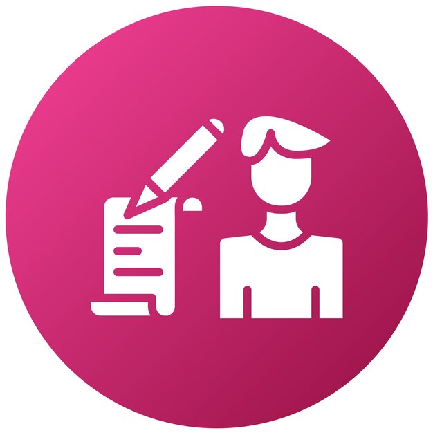 Le style d'icône des commandes de contenu de conception vectorielle