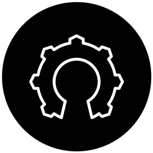 Le style d'icône de conception vectorielle open source