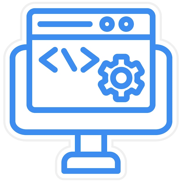 Le style d'icône de conception Web vectoriel