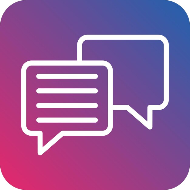Le style de l'icône de discussion