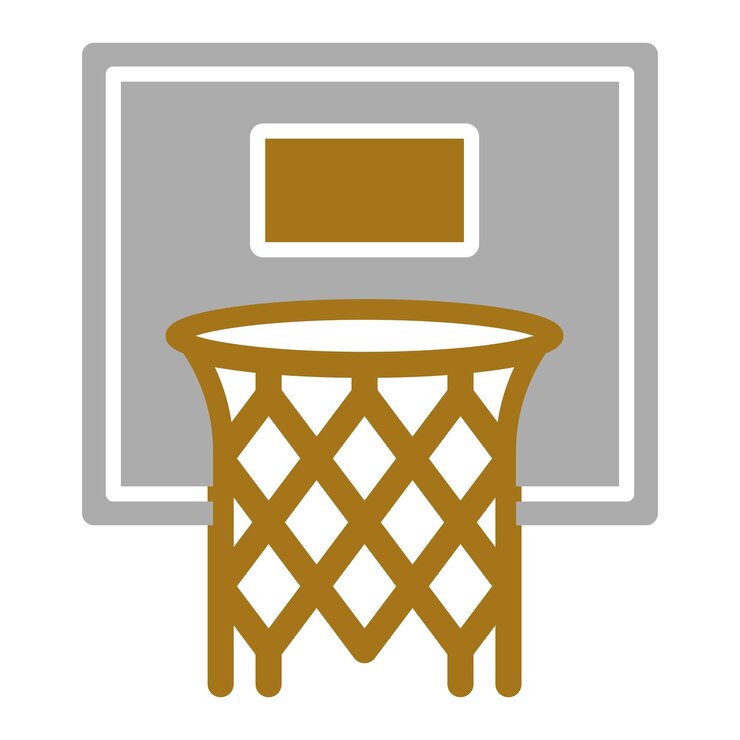 Vecteur le style de l'icône du basket