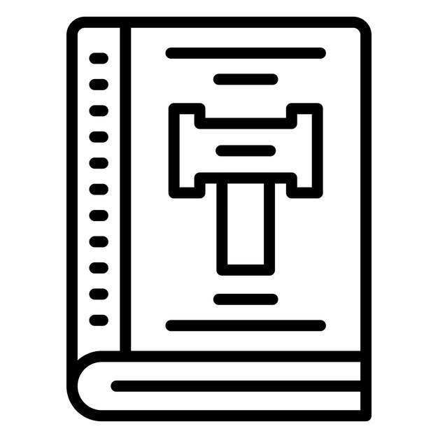 Style de l'icône du code de conduite de la conception vectorielle