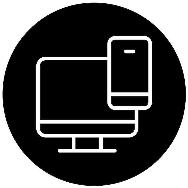 Le style d'icône du design réactif vectoriel